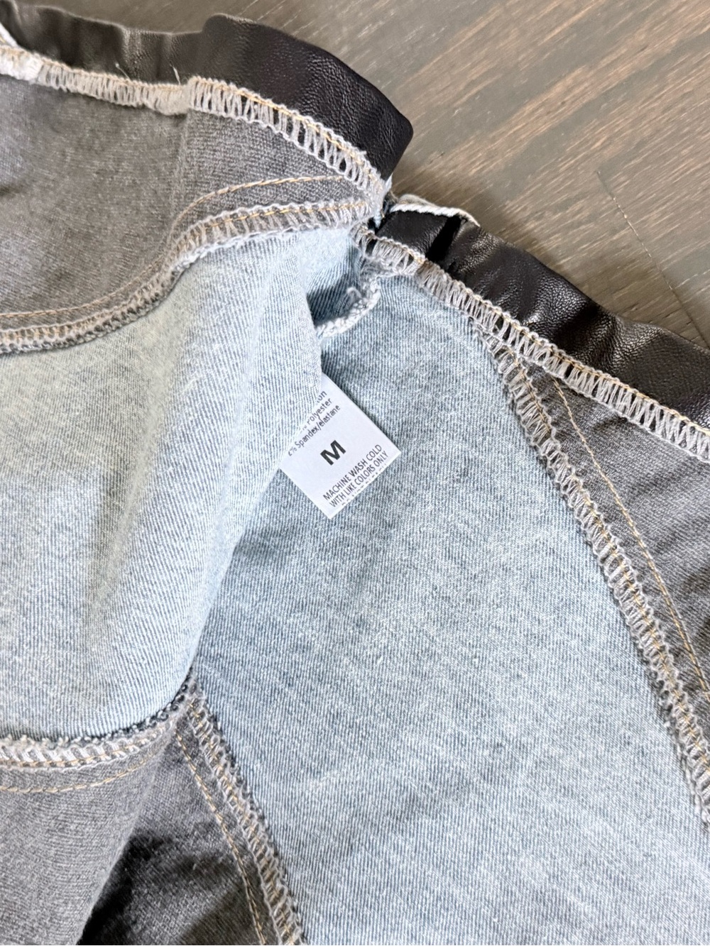 AKIRA Light Blue and Dark Gray Men’s Jeans - Picture 9 of 9